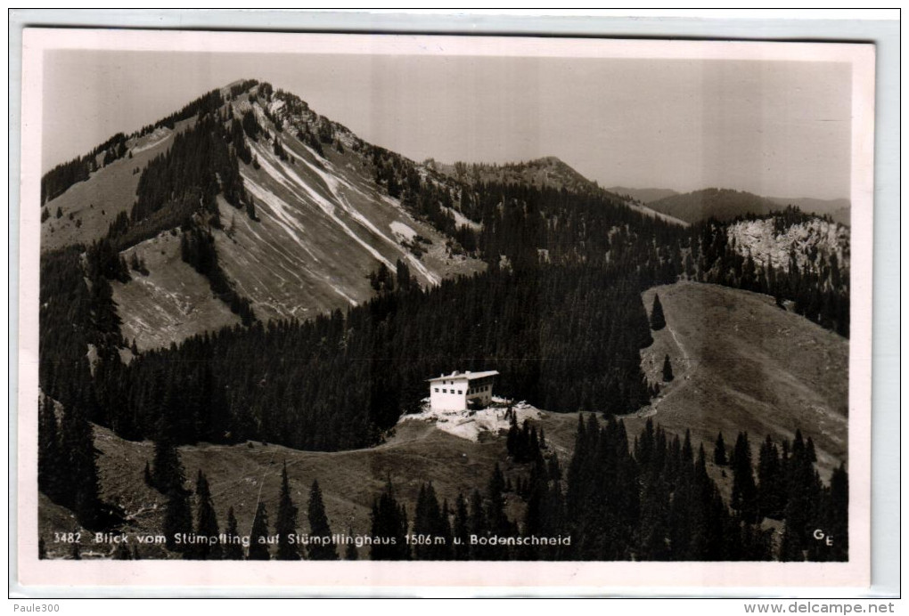 Schliersee - Blick Auf Stümpfling Und Stümpflinghaus Und Bodenschneid - Schliersee