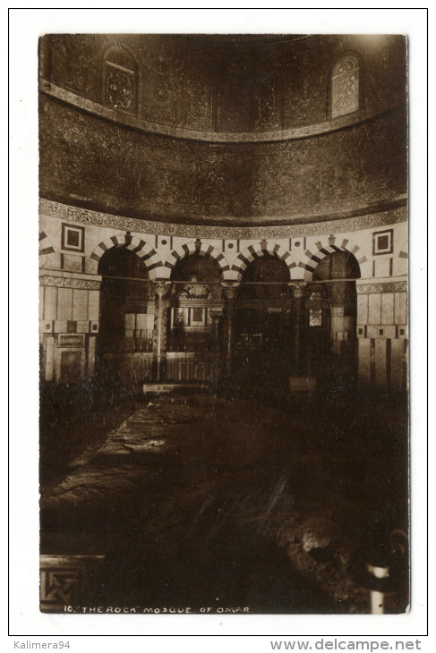 ISRAËL  /  " THE  ROCK " , MOSQUE  OF  OMAR  /  CARTE-PHOTO , Tirage Argentique - Israel