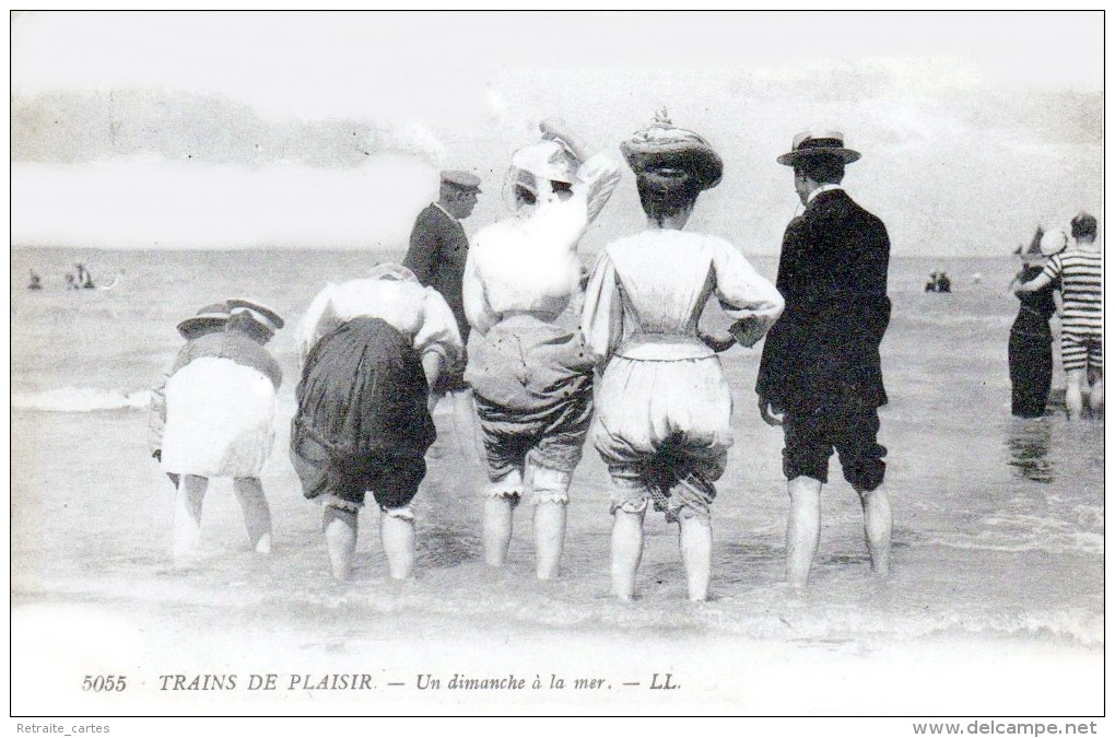 MERS LES BAINS - Un Dimanche à La Mer - Très Beau Plan Animé - Mers Les Bains