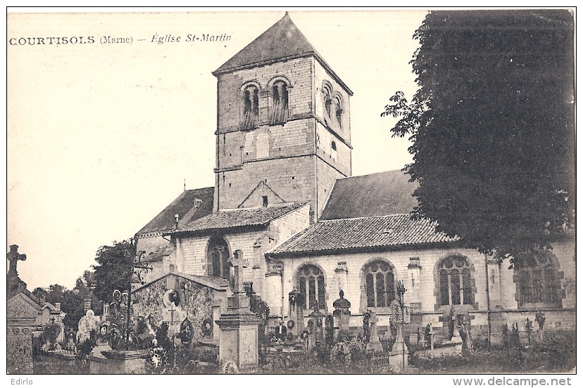 COURTISOLS  église St Martin TTB - Courtisols