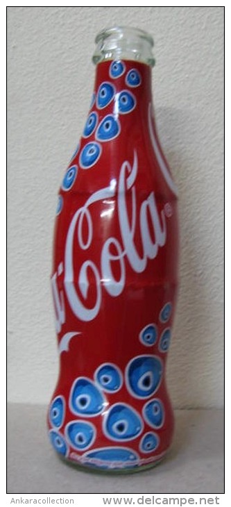 AC - COLA COLA - SHRINK WRAPPED EMPTY GLASS BOTTLE 250 Ml # 6 FROM TURKEY - Bottiglie