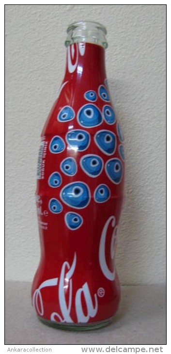 AC - COLA COLA - SHRINK WRAPPED EMPTY GLASS BOTTLE 250 Ml # 6 FROM TURKEY - Bottiglie