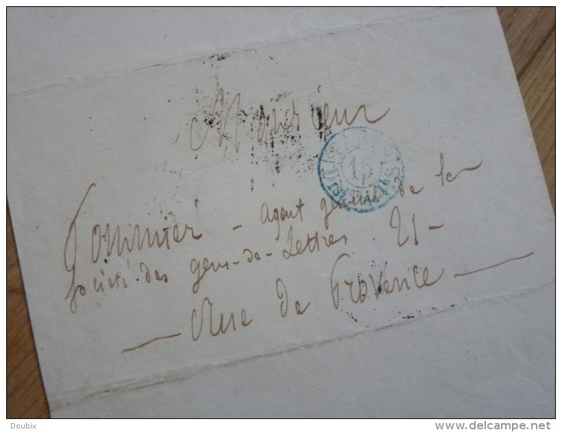 Auguste NISARD (1809-1892) Recteur Académie GRENOBLE - Frère Académicien Désiré - AUTOGRAPHE - Autres & Non Classés