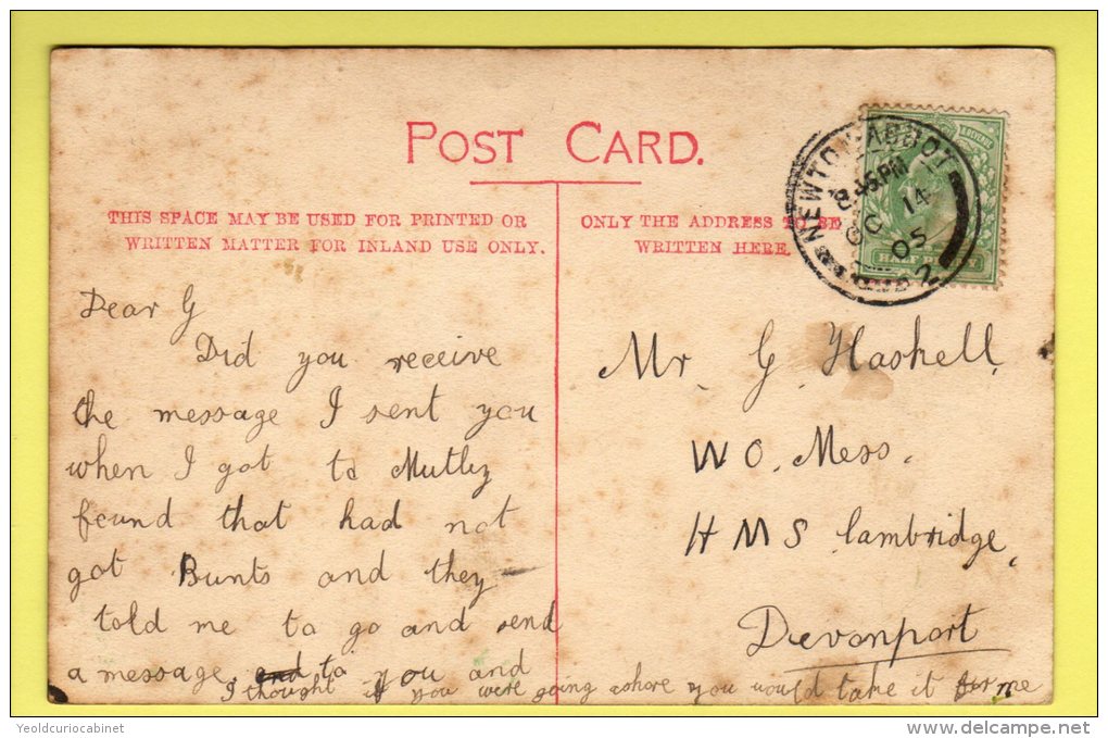 Devon - Newton Abbot, Forde House - Postcard - 1905 - Other & Unclassified