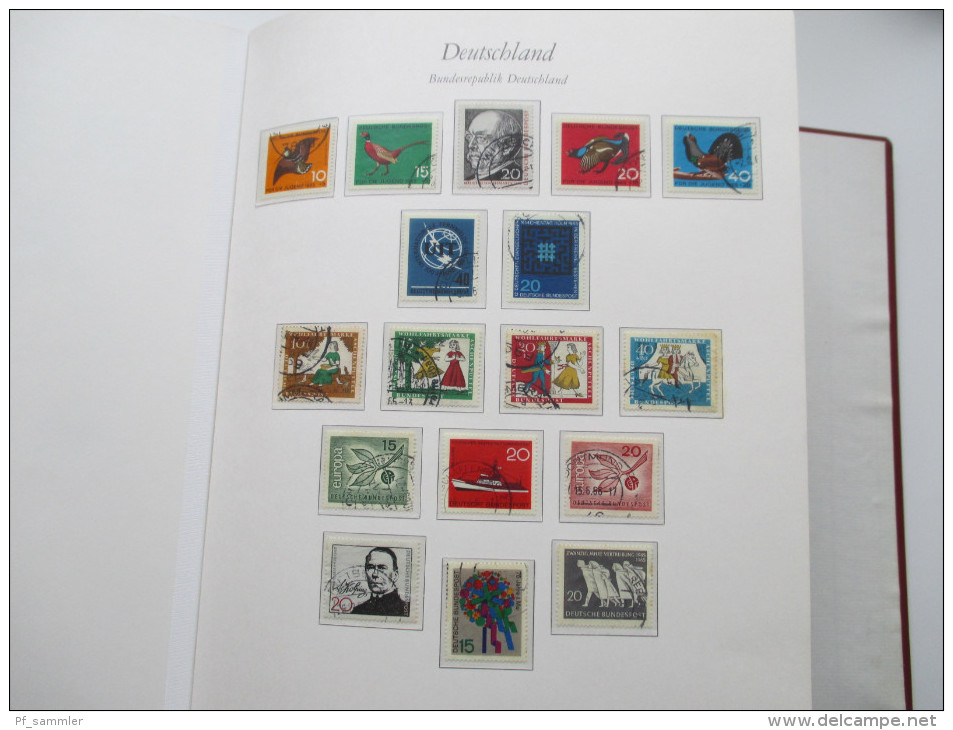 Bund / BRD 1955 - 1979 Sammlung. Gestempelt / o. komplett im dicken Ordner! Hoher Katalogwert