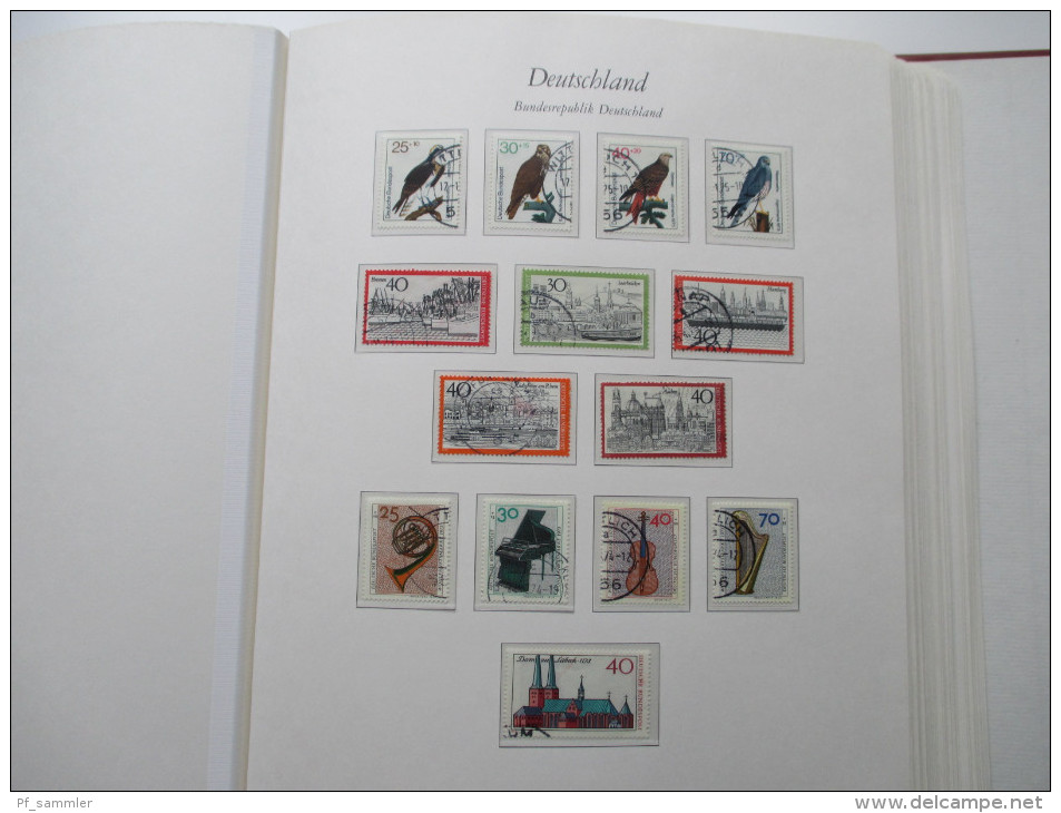 Bund / BRD 1955 - 1979 Sammlung. Gestempelt / o. komplett im dicken Ordner! Hoher Katalogwert