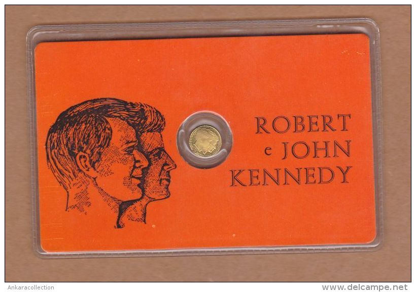 AC - ROBERT E JOHN KENNEDY GOLD PLATED - Royal/Of Nobility