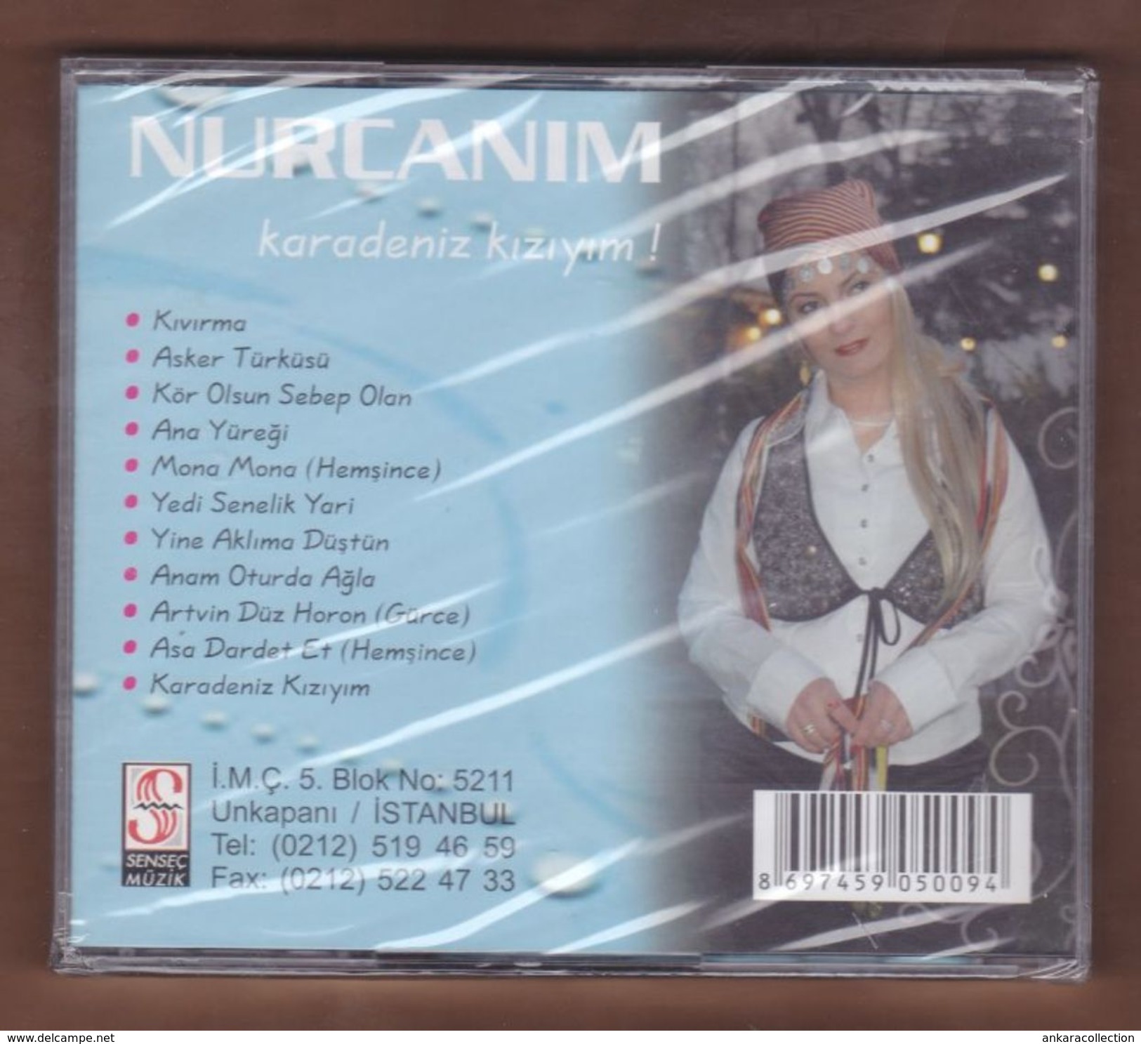 AC -  Nurcanım Karadeniz Kızıyım BRAND NEW TURKISH MUSIC CD - World Music
