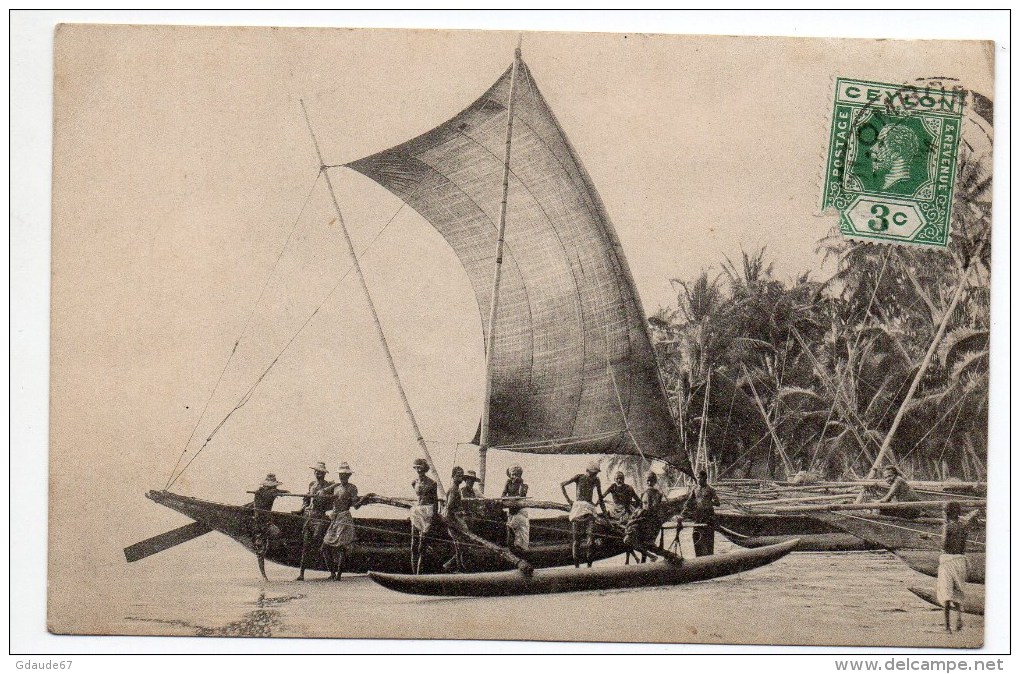 FISHING BOAT - CEYLON / SRI LANKA - COLOMBO - Sri Lanka (Ceilán)