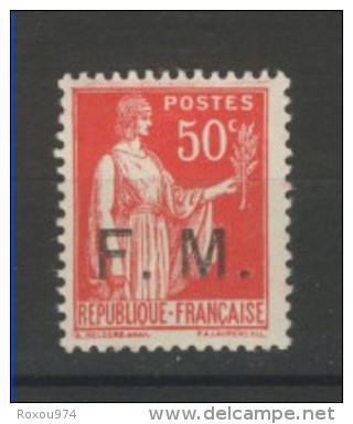 ++  A SAISIR !!!    PARFAIT   N°7  NEUF**  1933     VOIR  SCAN CONTRACTUEL RECTO+VERSO - Timbres De Franchise Militaire