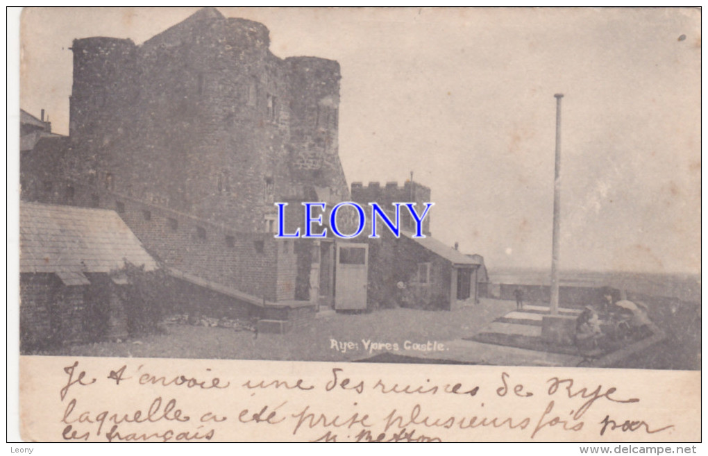 CPA D' ANGLETERRE - RYE - YPRES CASTLE - Animations - TIMBRE INTERESSANT - Rye