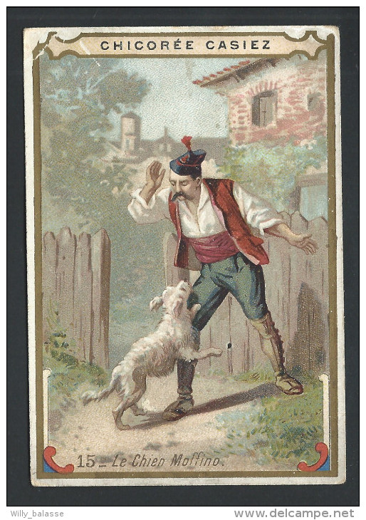 Ancien Chromo Publicitaire - CHICOREE CASIEZ - Cambrai - " Le Chien Moffino " - 15  // - Tea & Coffee Manufacturers