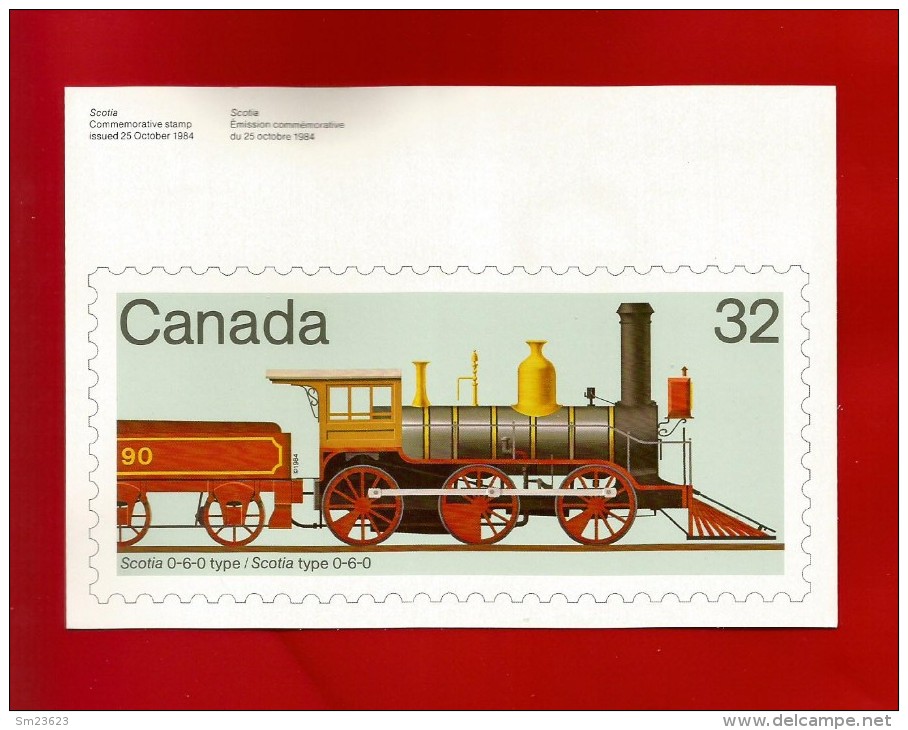 CANADA  1984 , Locomotive - Maximum Card - First Day Maynooth 17 XI 1984 - 2 Scan - Maximum Cards