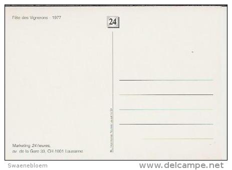 CH.- Vevey. Fete Des Vignerons, Broederschap Van Vevey Wijnboeren. Vevey Suisse. 2 Scans - Reclame
