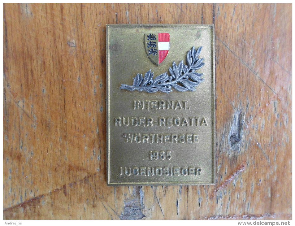 Internat. Ruder Regatata Worthersee 1965 Jugendsieger - Rowing