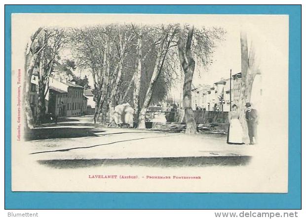 CPA LABOUCHE - Promenade Fontestorbe LAVELANET 09 - Foix