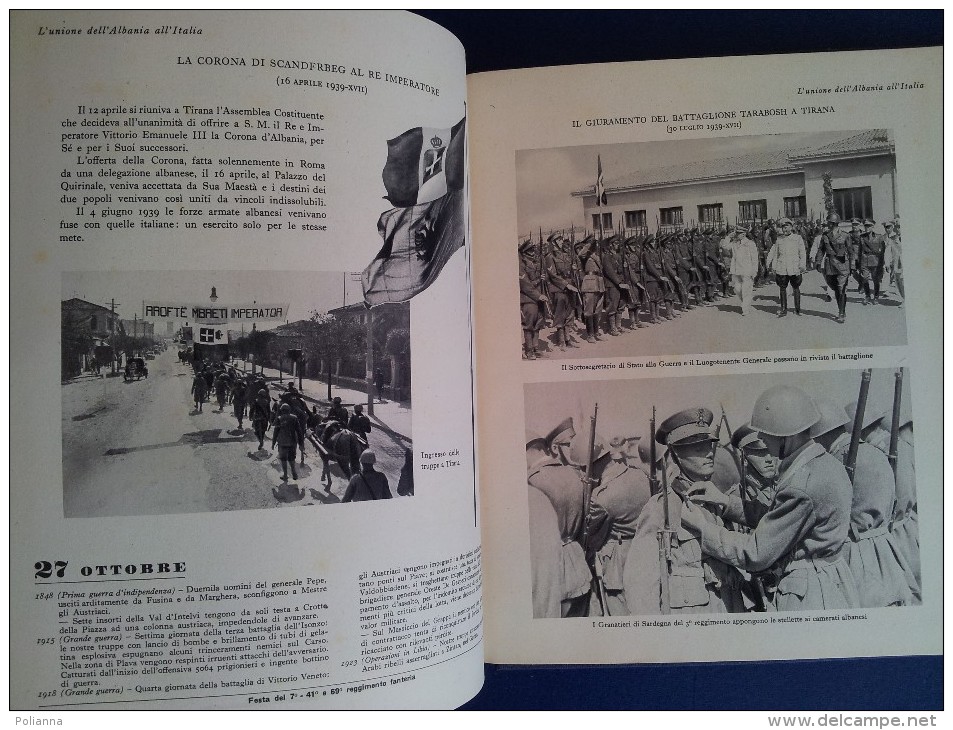 M#0O13 ALMANACCO REGIO ESERCITO 1939-1940 ITALIA VIRTUS/GUERRA/MILITARE - Weltkrieg 1939-45