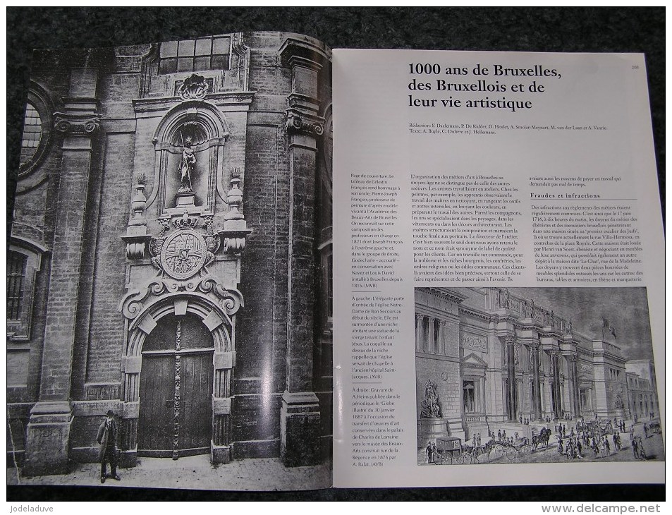 OU EST LE TEMPS N° 9  / 21 Régionalisme Bruxelles 1000 Ans Histoire Commerce Vie Folklore Tram Industrie Armée Art Fête - Belgium