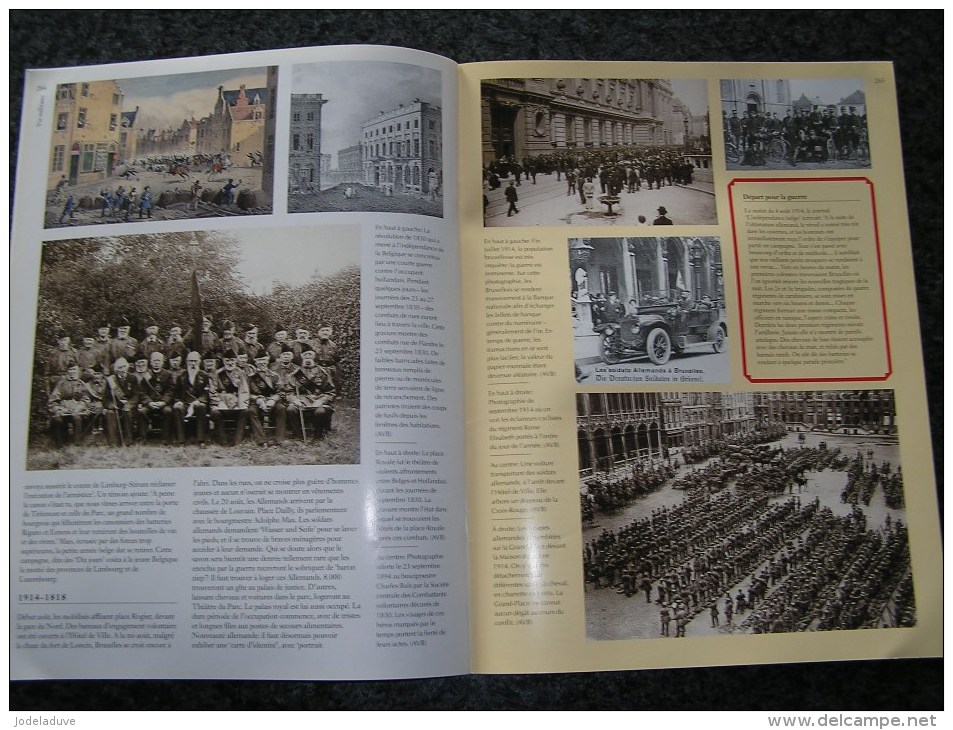 OU EST LE TEMPS N° 11  / 21 Régionalisme Bruxelles 1000 ans Histoire Commerce Vie Folklore Tram Industrie Armée Art Fête