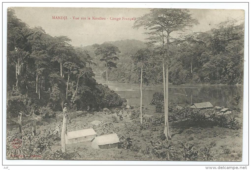 CPA MANDJI, VUE SUR LE KOUILOU, CONGO FRANCAIS - Congo Français