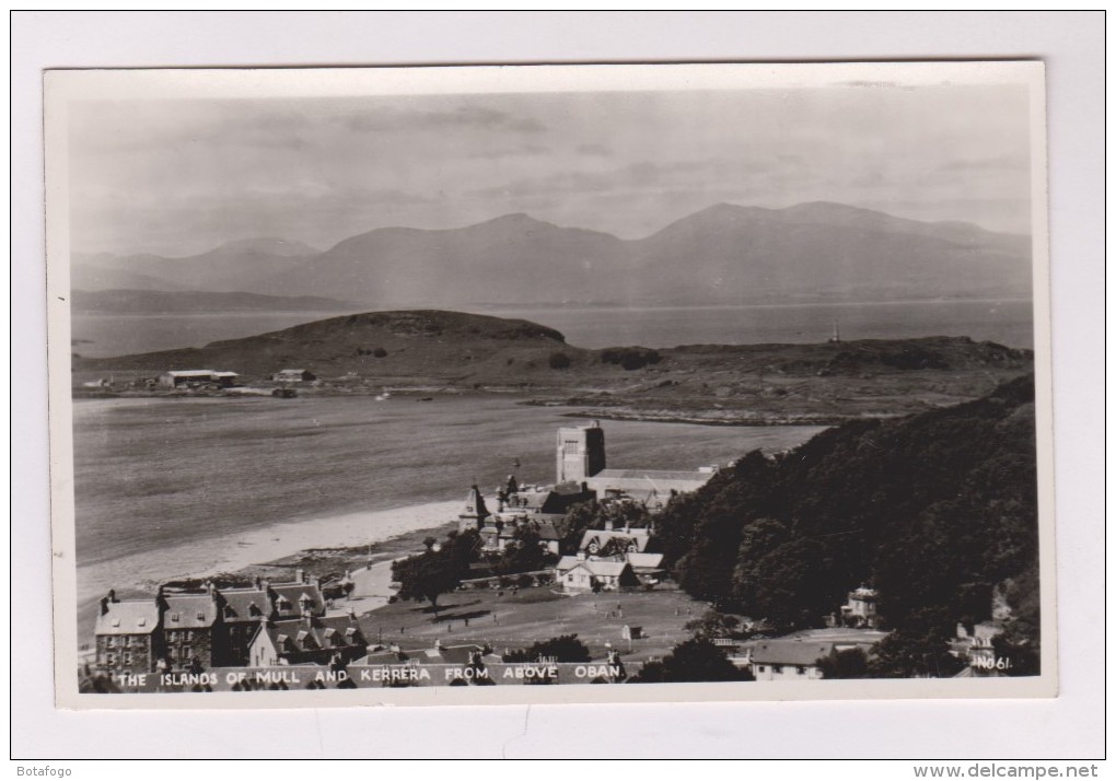 CPA  PHOTO THE ISLANDS OF MULL AND KERRERA FROM ABOVE OBAN - Argyllshire