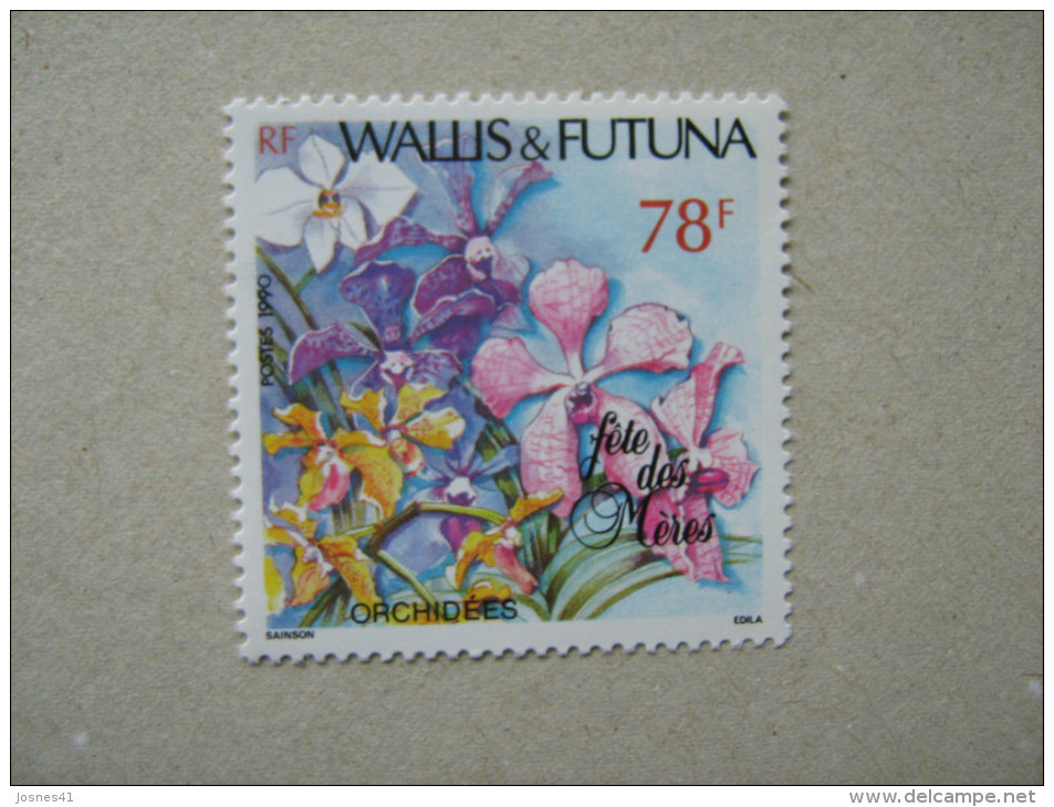 WALLIS ET FUTUNA    P 397 * *    FETE DES MERES   ORCHIDEES - Unused Stamps