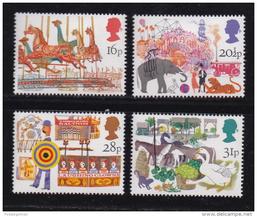 UK, 1983, Mint  Hinged Stamps, British Fairs, 966-969, #14494 - Ongebruikt