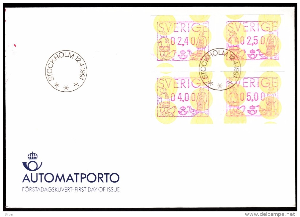 Sweden Stockholm 1991 Automate Stamps - Machine Labels [ATM]