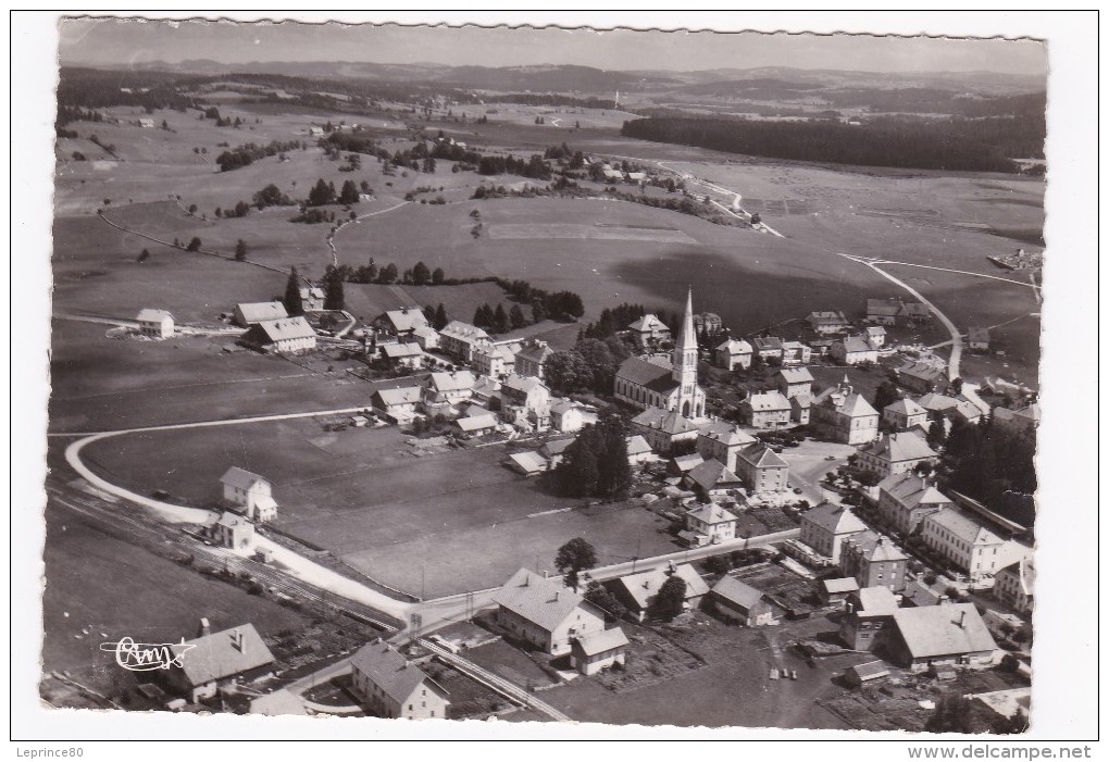 LE RUSSEY- VUE PANORAMIQUE AERIENNE- CPSM- COMBIER 22180 - Sonstige & Ohne Zuordnung