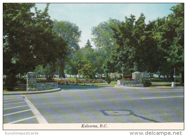 Canada Entrance To City Park Kelowna British Columbia - Kelowna