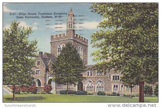 Kigo House Freshman Dormitory Duke University Durham North Carolina 1954 - Durham