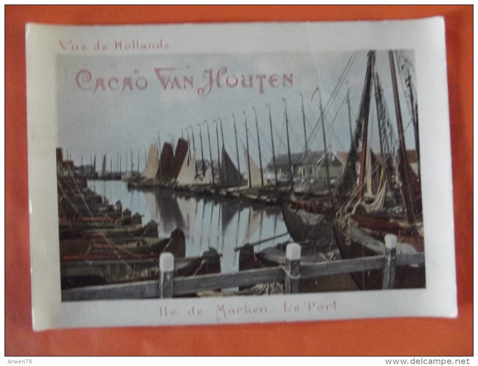 Chromo Cacao Van Houten Vue De Hollande Ile De Marken Le Port - Van Houten