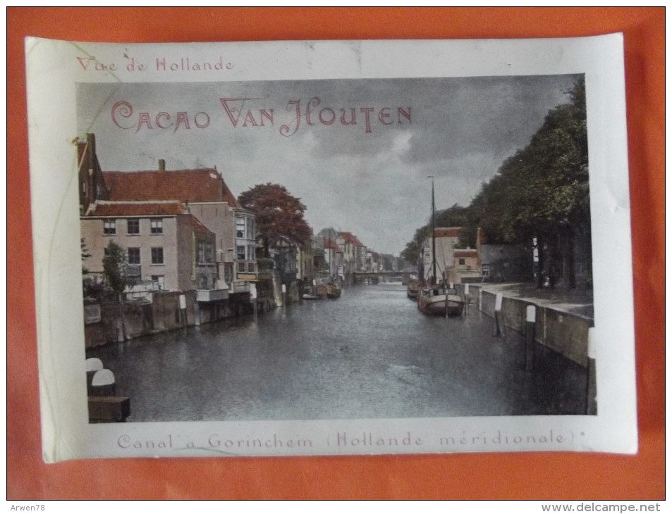 Chromo Cacao Van Houten Vue De Hollande Canal A Gorincheim Hollande Meridionale - Van Houten