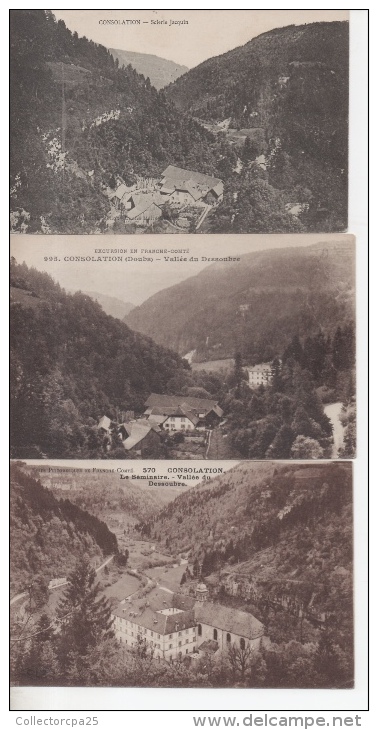 Lot 3 CPA Consolation - Scierie Jacquin - Vallée Du Dessoubre - Le Séminaire - Autres & Non Classés