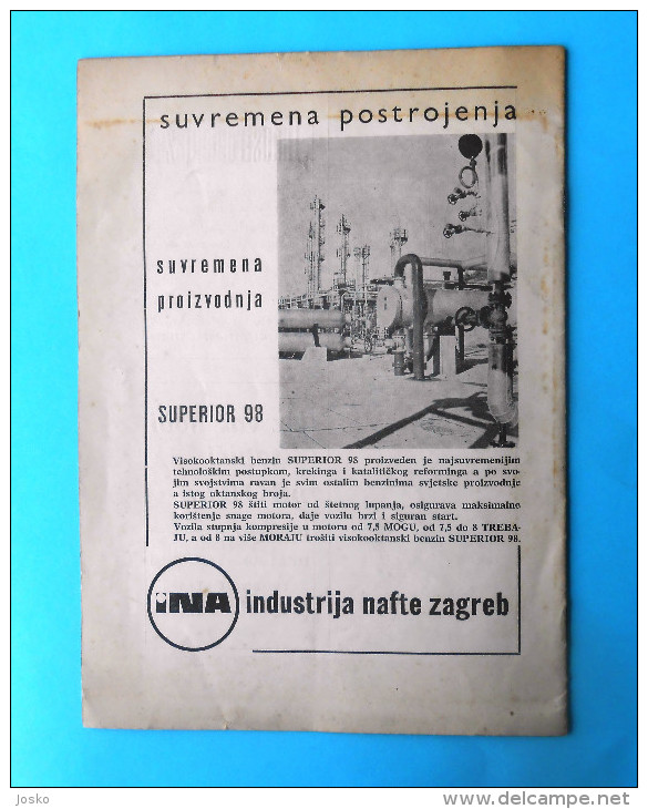 YUGOSLAVIA v HUNGARY - 1966 football soccer match official programme fussball programm programma calcio foot