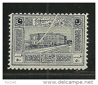 Turkey; 1922 Genoa Printing Postage Stamp 50 K. "Pleat" ERROR - Ungebraucht