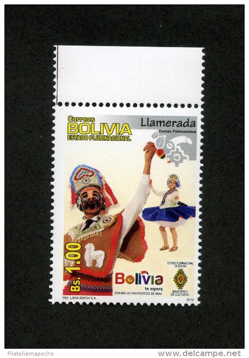 BOLIVIA ESTAMPILLAS: "DANZAS PATRIMONIALES". - Bolivia