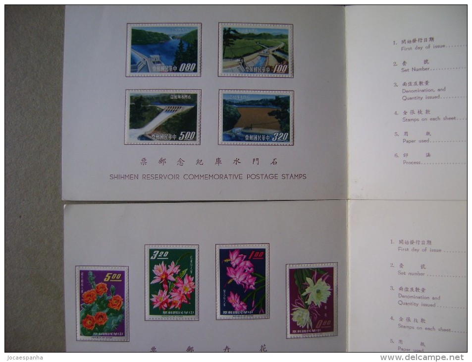 CHINA - NEW 8 STAMPS IN FOLDERS - Autres & Non Classés