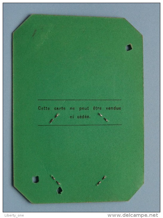 Société Royale D'Encouragement Belgique INVITATION N° 76 Carte Personelle Anno 1961 ( Zie Foto´s Voor Details ) ! - Other & Unclassified