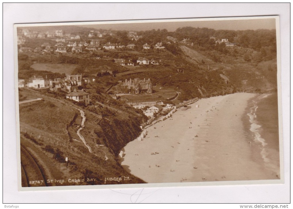 CPA PHOTO  ST YVES CARBIS BAY - St.Ives