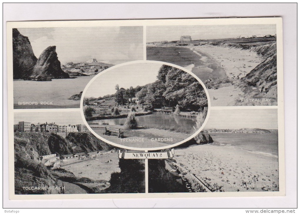CPA PHOTO ,  ,NEWQUAY, MULTIVUES - Newquay