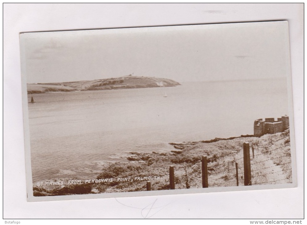 CPA PHOTO ST MAWES FROM PENDENNIS, FALMOUTH - Falmouth