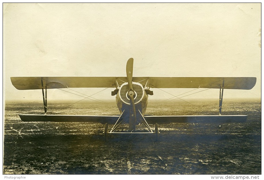 France WWI Prototype Nieuport ? Avion De Reconnaissance Militaire Ancienne Photo 1917 - Aviation
