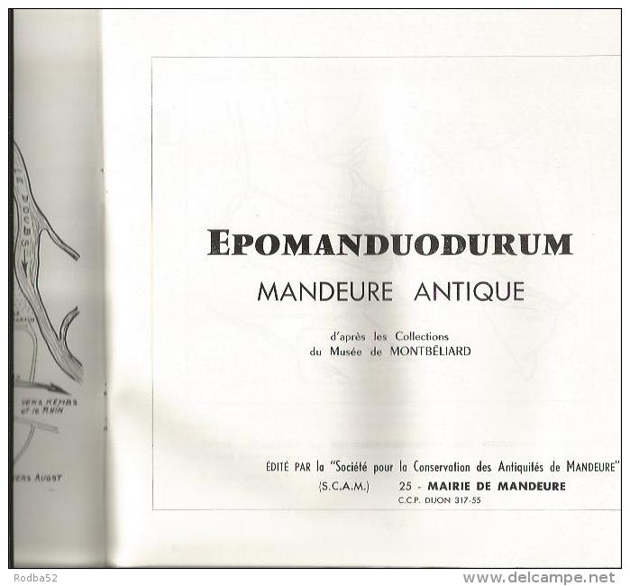 Livre - Fasicule  - Mandeure Antique - 25 - Antiquité - Archéologie - Archäologie