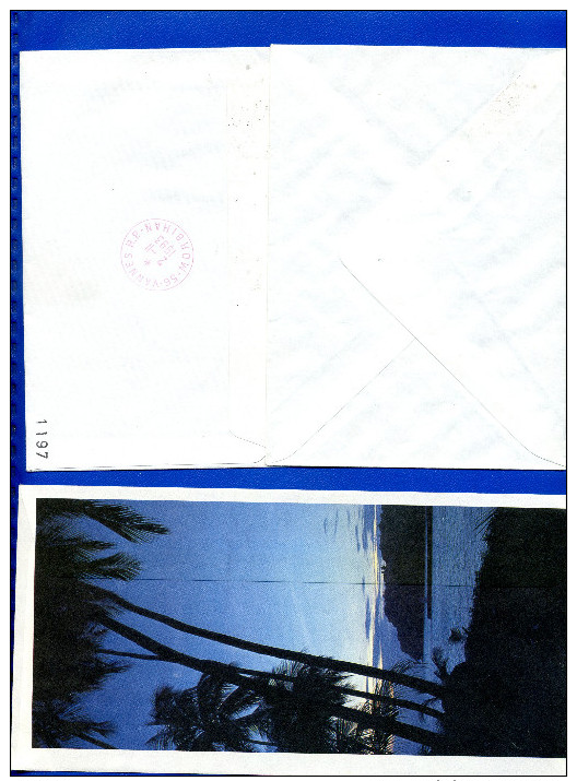 Lot De 3 PH Porte Hélicoptères Jeanne D'Arc Dont Cad 973 Iles Du Salut Royale Guyane 1993 Enveloppe Illustrée - Poste Navale