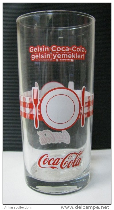 AC - COCA COLA : COMES COCA COLA - COME MEALS ILLUSTRATED GLASS FROM TURKEY - Tasses, Gobelets, Verres