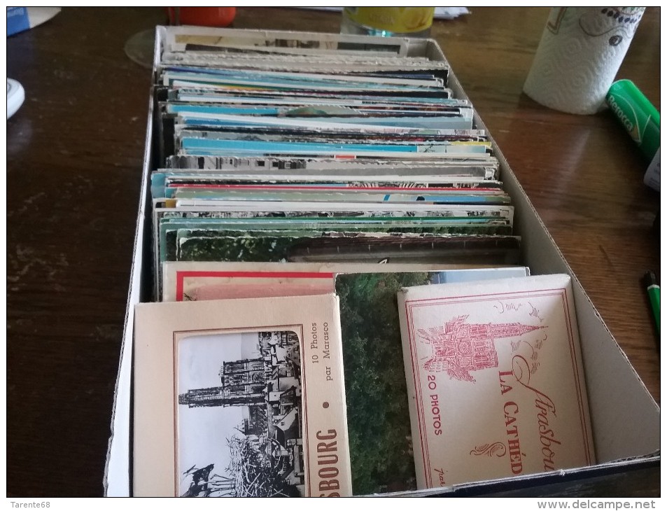 67 Lot + 400 Cartes Postales Du Bas Rhin. Lot  D'e 2,7kg - 100 - 499 Postcards
