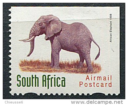 (cl 10 - P50) Afrique Du Sud ** PA N° 21 (ref. Michel Au Dos) - Elephants - - Neufs