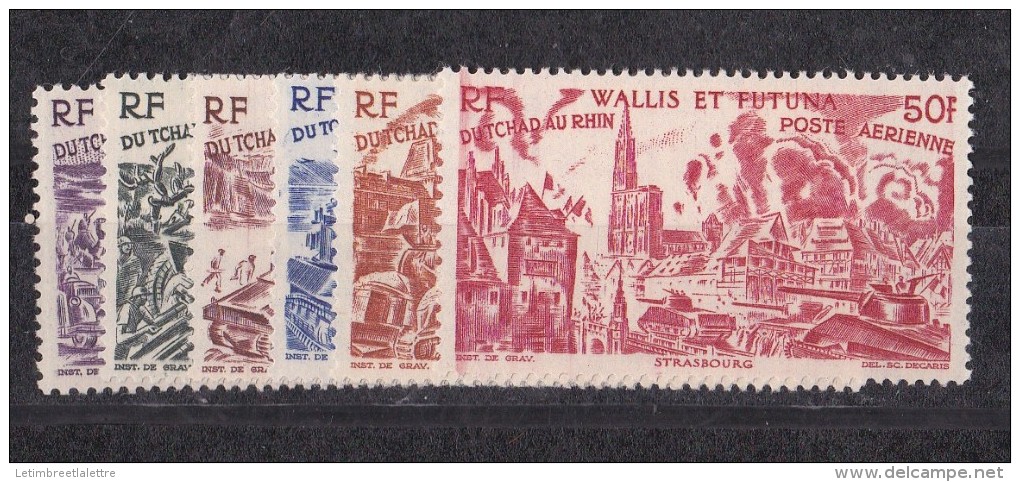 WALLIS ET FUTUNA  N° 5 à 10** PAR AVION - Unused Stamps