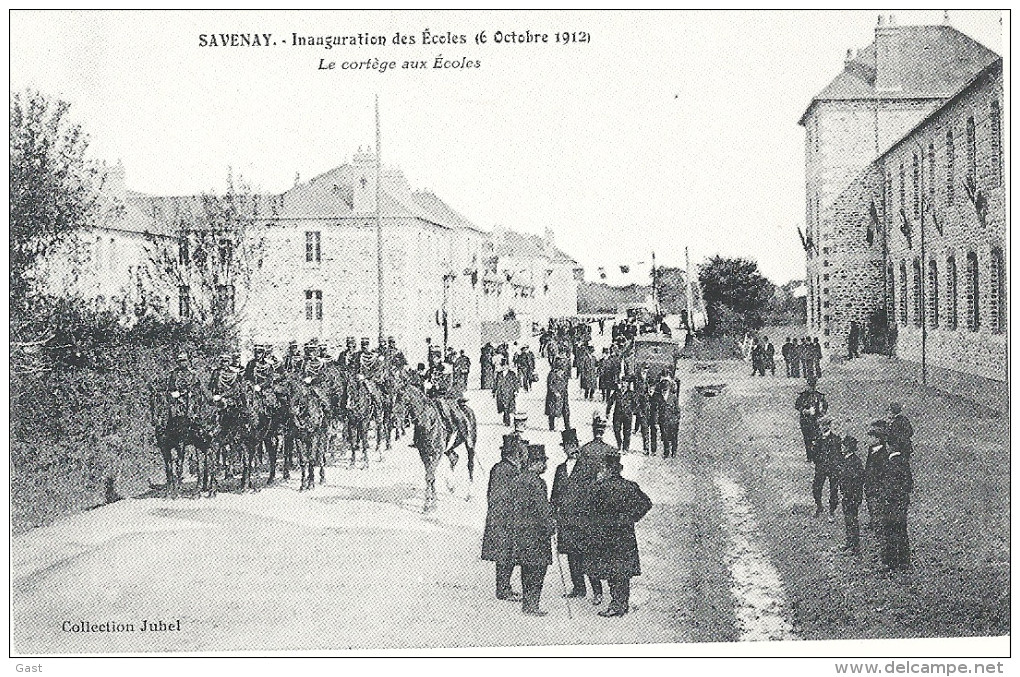 44  SAVENAY  C  ETAIT  HIE   R>>>  CPM     INAUGURATION DES ECOLES (  06   Octobre 1912 ) - Savenay